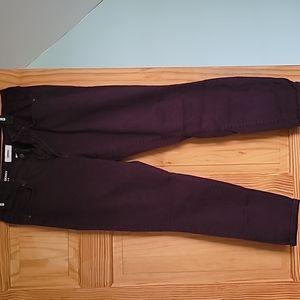 Sonoma maroon skinny pants size 12